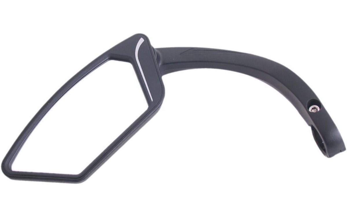 VWP fietsspiegel verstelbaar e-bike 12 cm links - Zwart