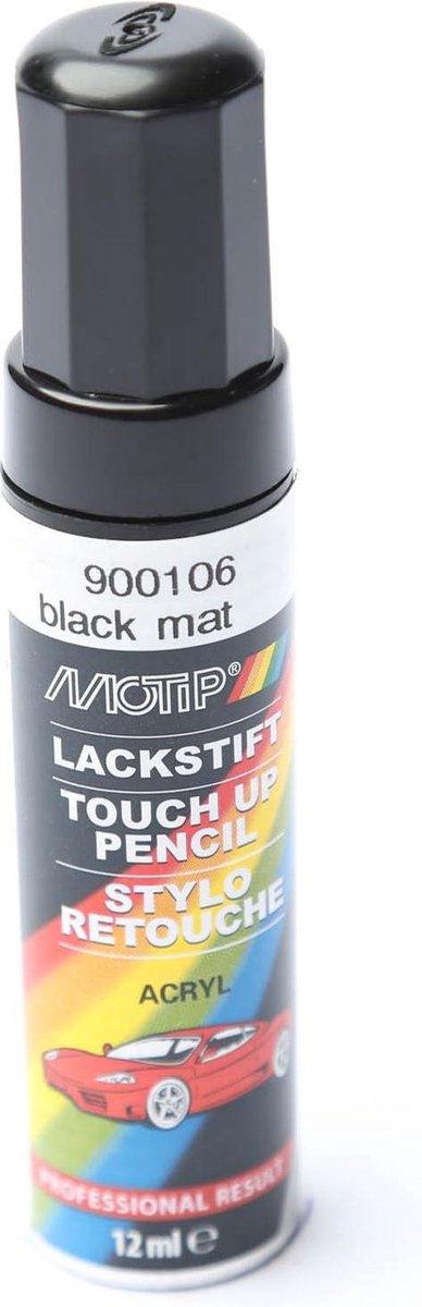 Motip Lakstift Matzwart 12 ml