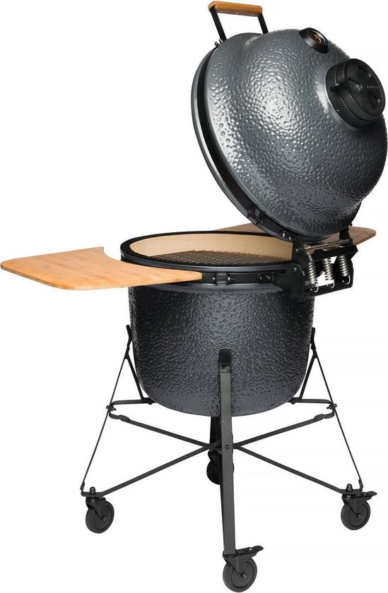 Berghoff Houtskoolbarbecue Keramiek Large, - Ron - Grijs