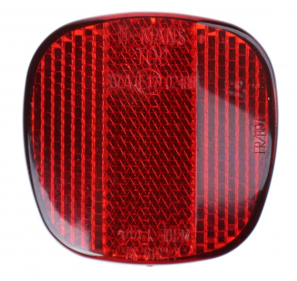 VWP reflector met schroefgat per stuk - Rood