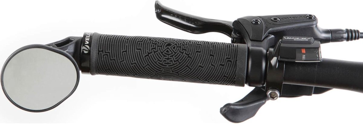 Mirage fietsspiegel bar-end e-bike links - Zwart