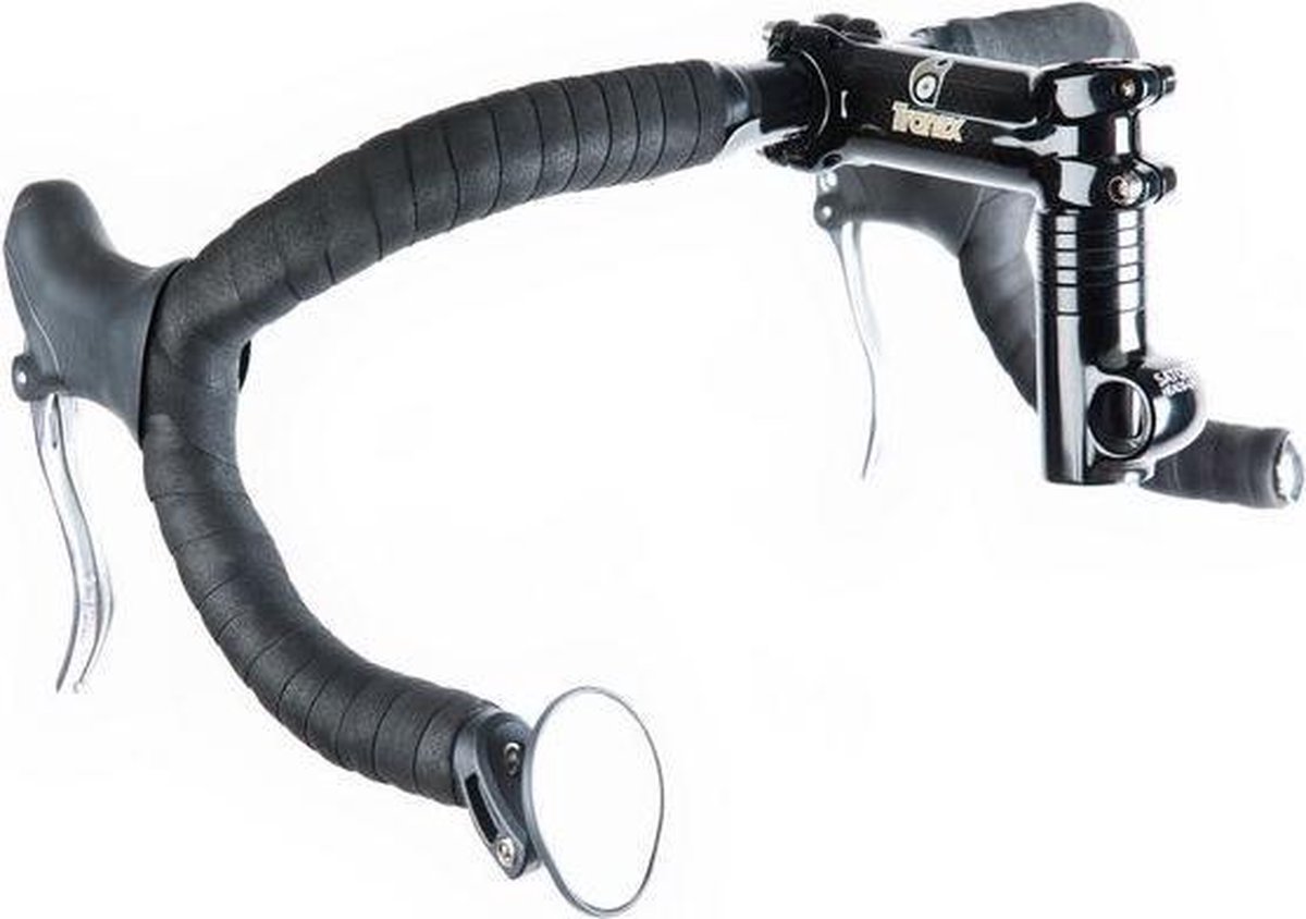 Mirage fietsspiegel bar-end e-bike links - Zwart