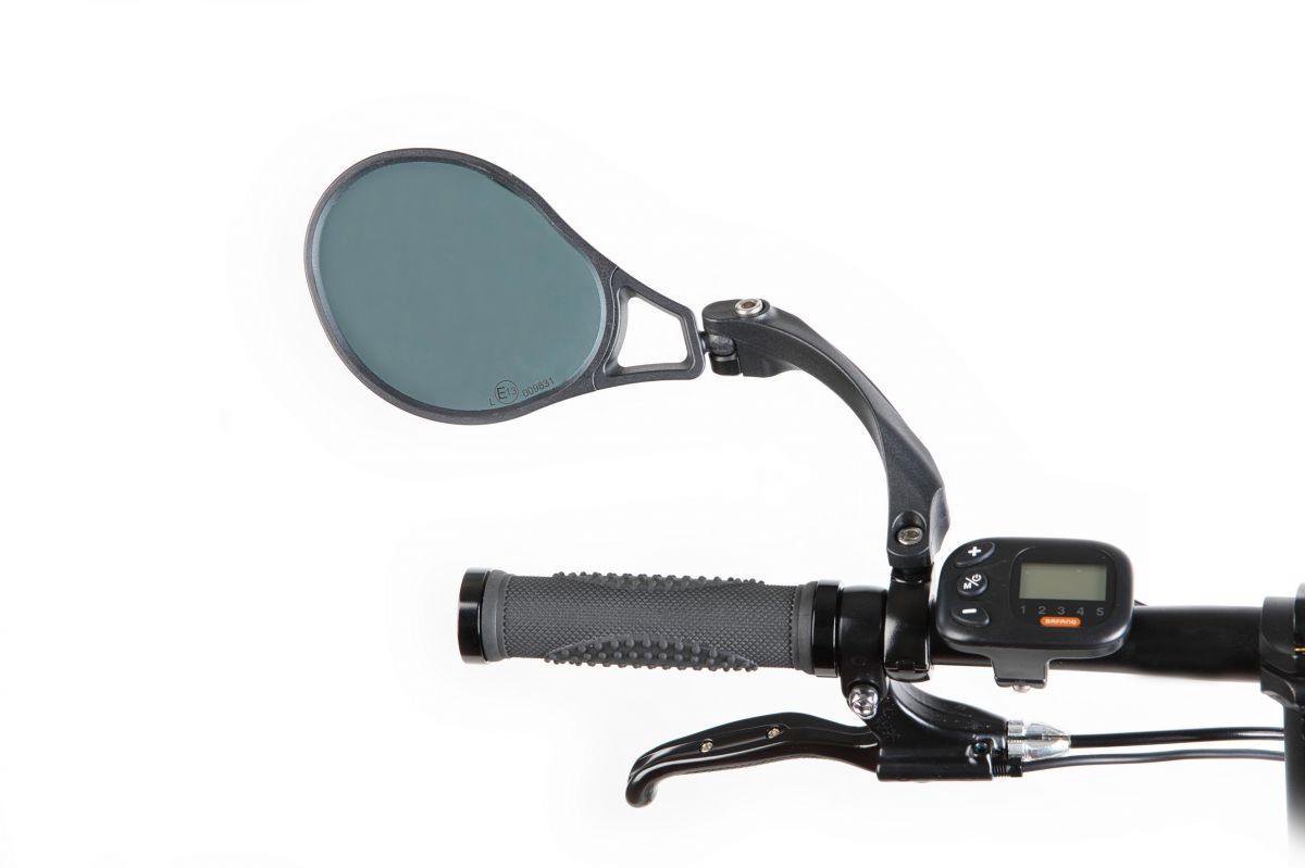 Mirage fietsspiegel Hi-Speed met klem links - Blauw