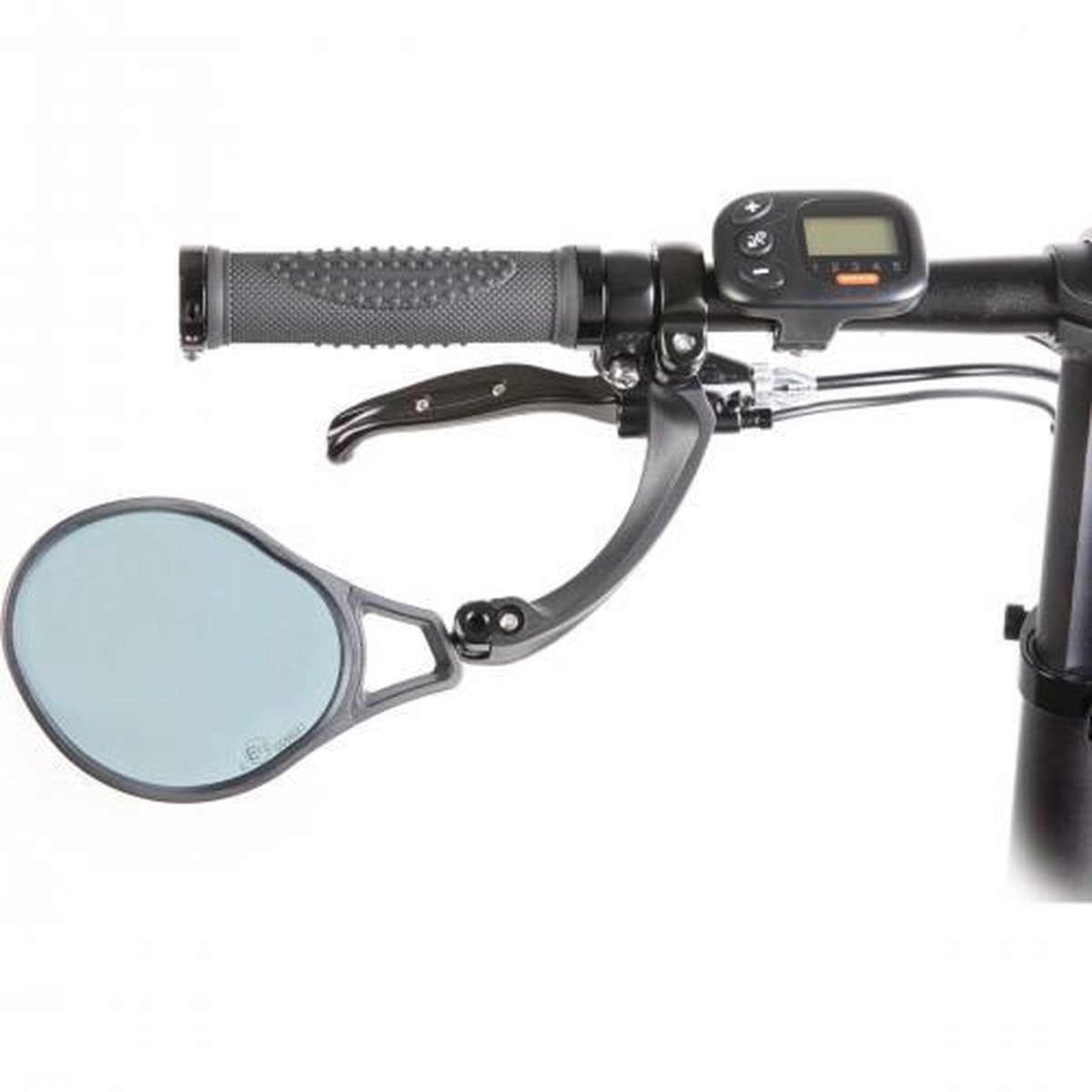 Mirage fietsspiegel Hi-Speed met klem links - Blauw