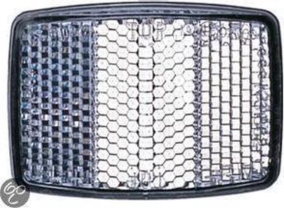 Cateye voorreflector RR-180-BT 6 x 3 cm wit/zwart