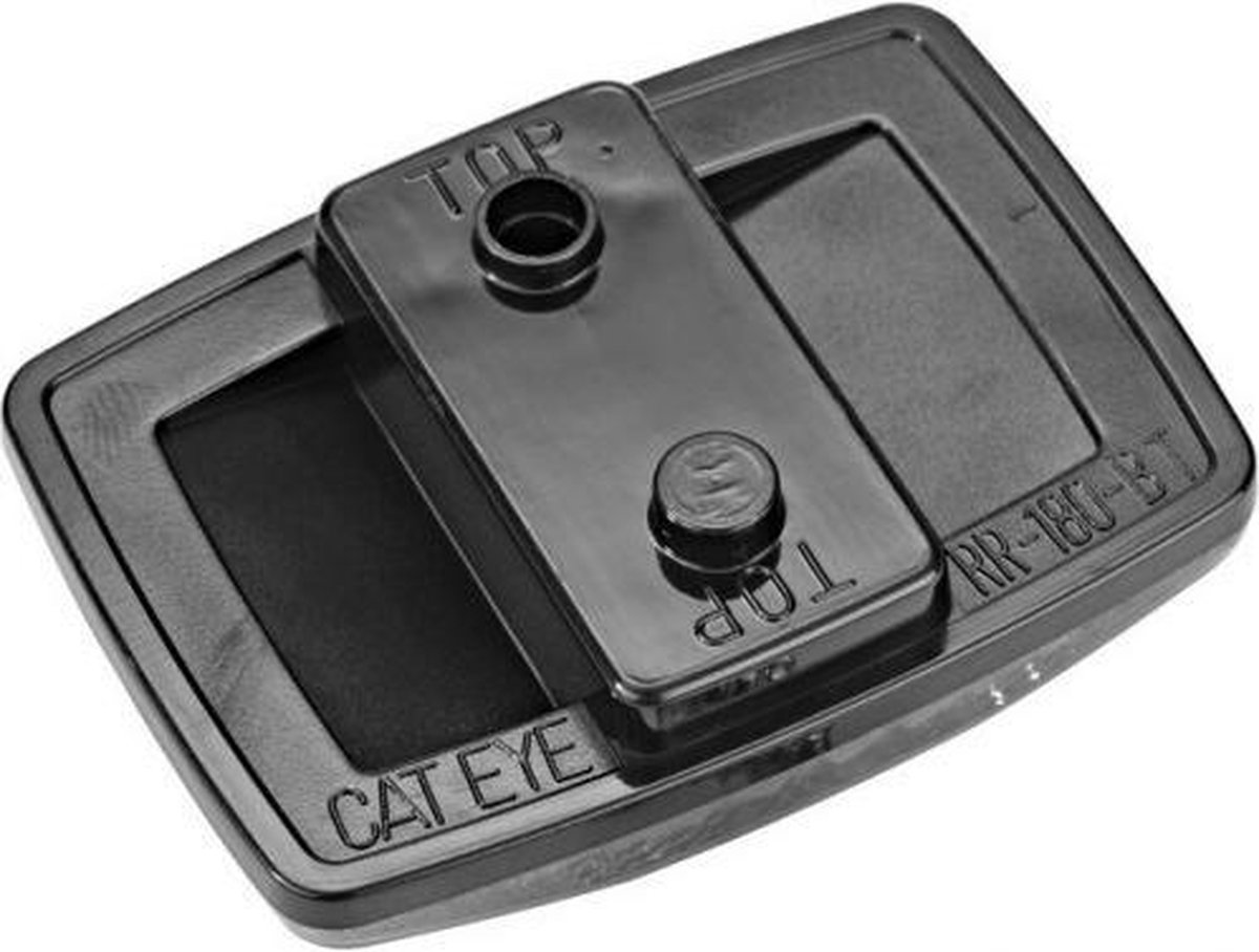 Cateye voorreflector RR-180-BT 6 x 3 cm wit/zwart