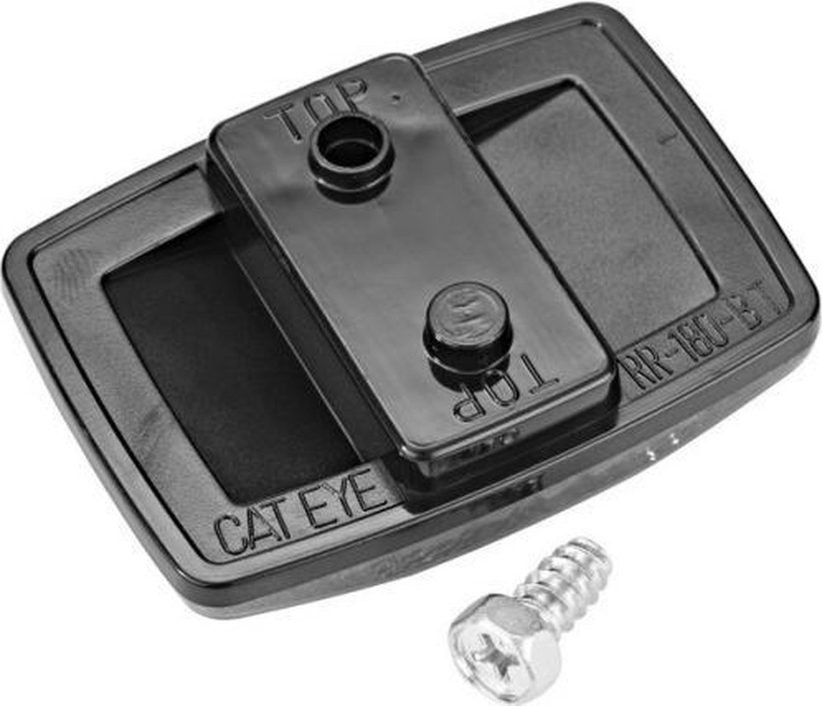 Cateye voorreflector RR-180-BT 6 x 3 cm wit/zwart