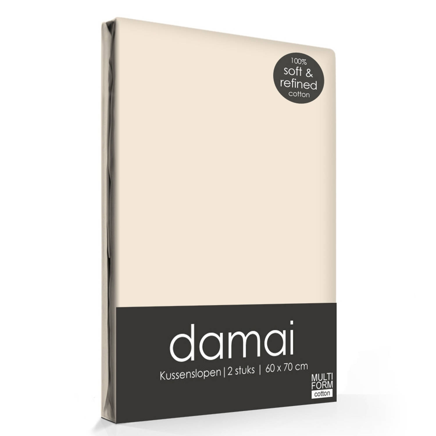 Damai Kussenslopen Taupe (2 Stuks)-40 X 60 Cm - Bruin