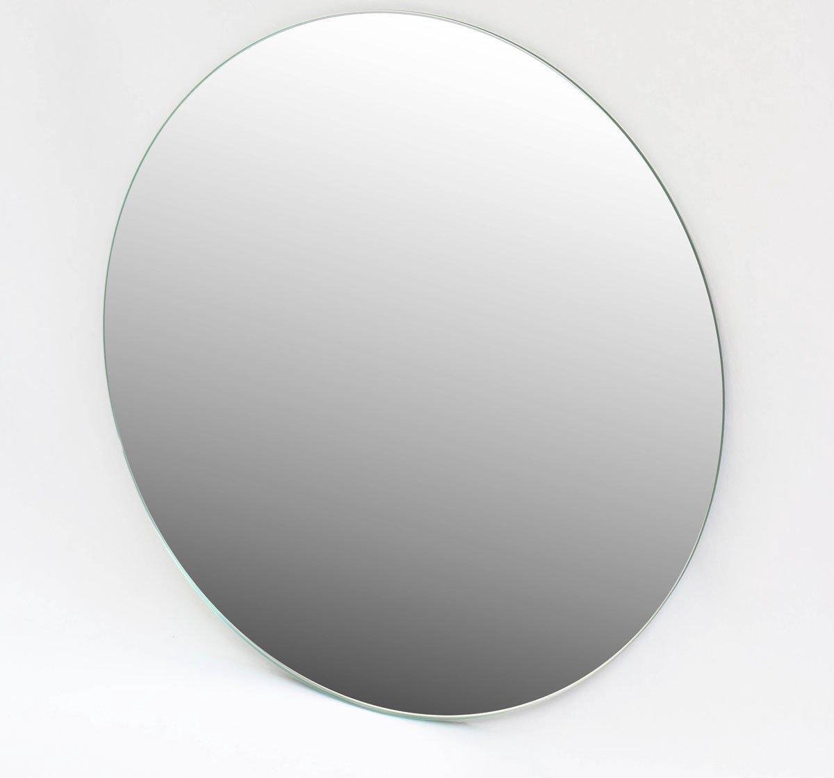 INK fontein plakspiegel 32 cm rond, inclusief bevestigingstape, spiegelglas