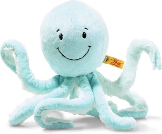 Steiff Soft Cuddly Friends Ockto Octopus, - Turquoise