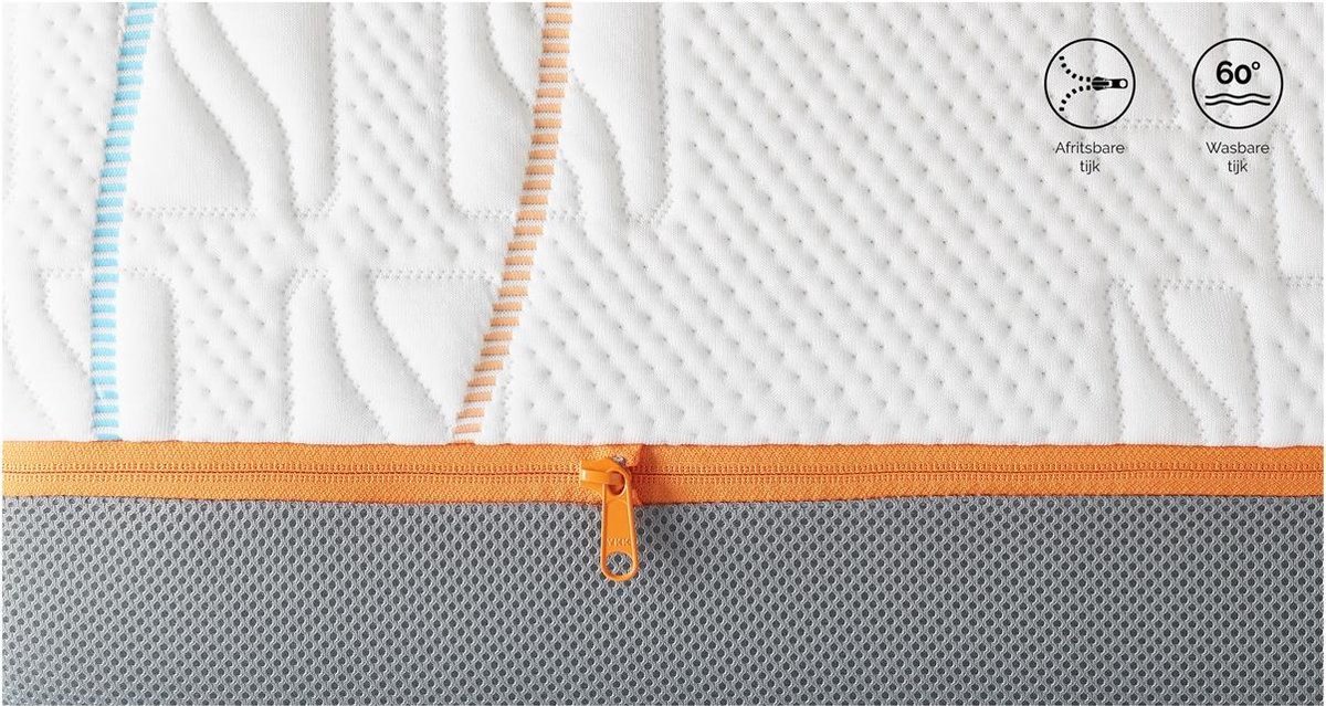 M line Traagschuim Matras Slow Motion 3 - 180 x 200 cm - tot 140 kg