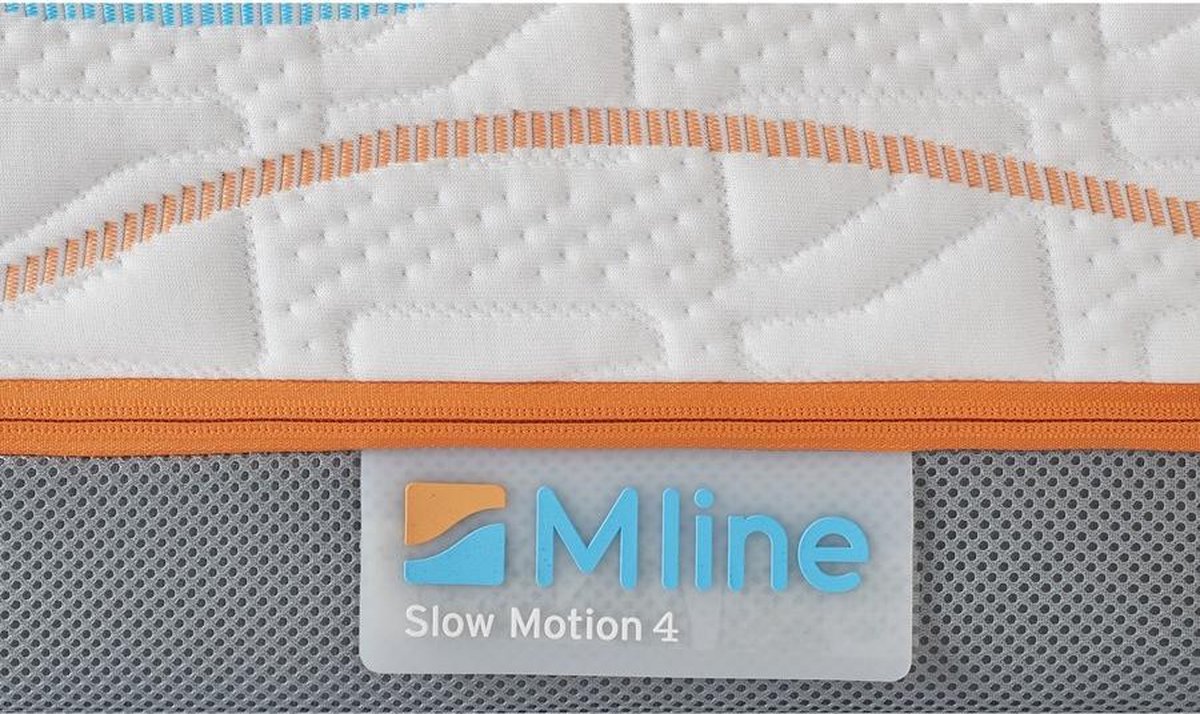 M line Traagschuim Matras Slow Motion 4 - 180 x 200 cm - tot 140 kg
