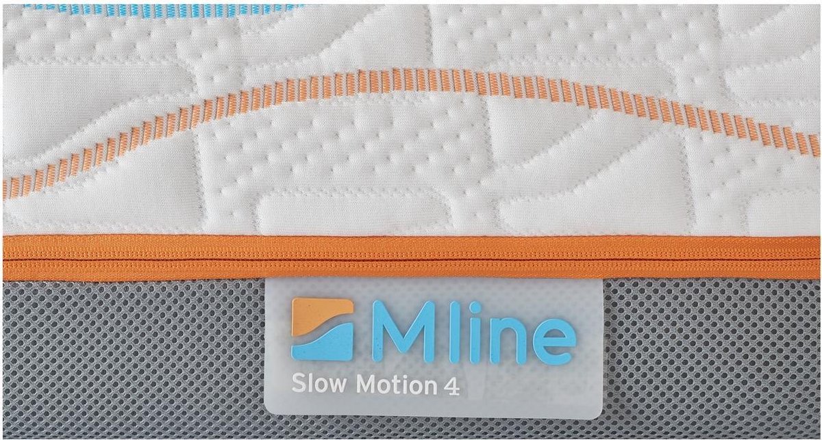 M line Traagschuim Matras Slow Motion 4 - 180 x 200 cm - tot 140 kg