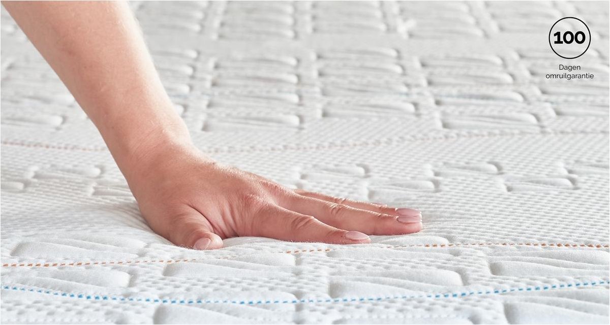 M line Traagschuim Matras Slow Motion 4 - 180 x 200 cm - tot 140 kg