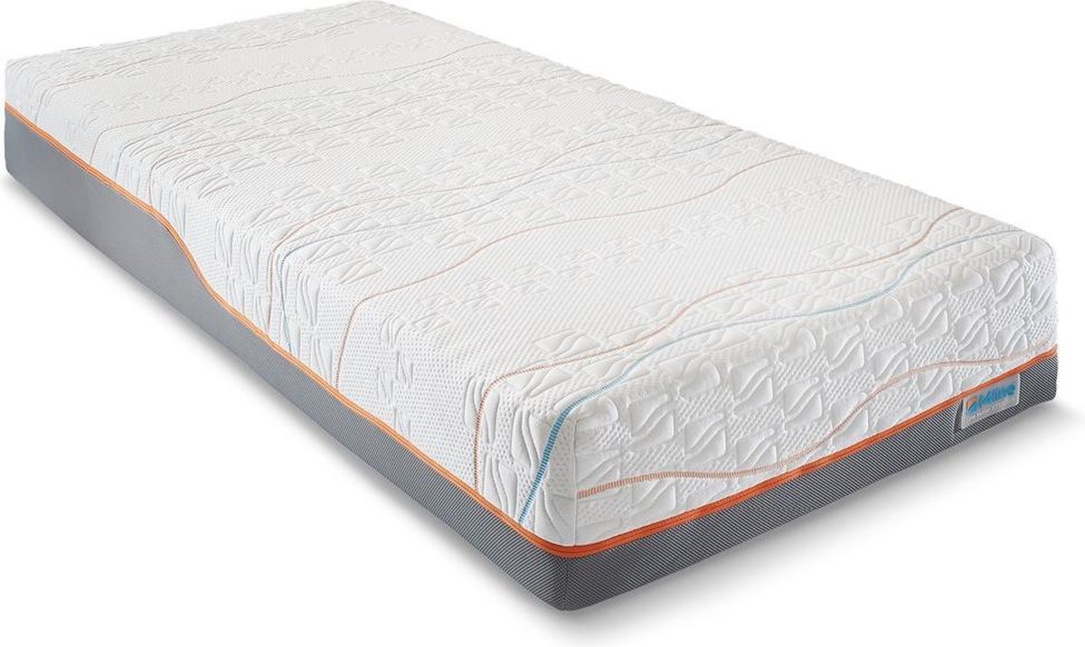 M line Traagschuim Matras Slow Motion 6 - 80 x 200 cm - tot 140 kg