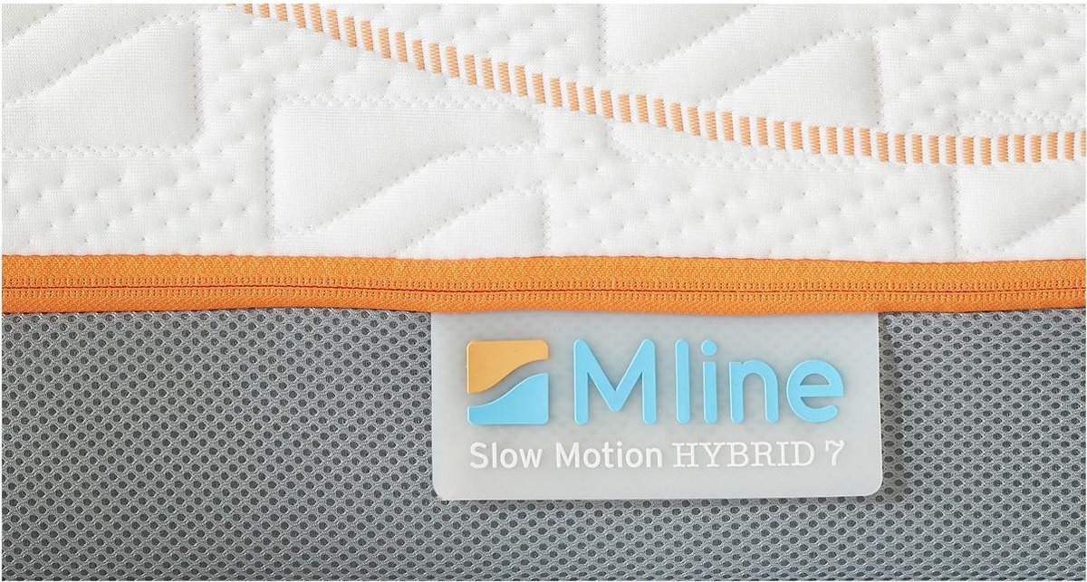 M line Traagschuim Matras Slow Motion 7 - 90 x 200 cm - tot 140 kg