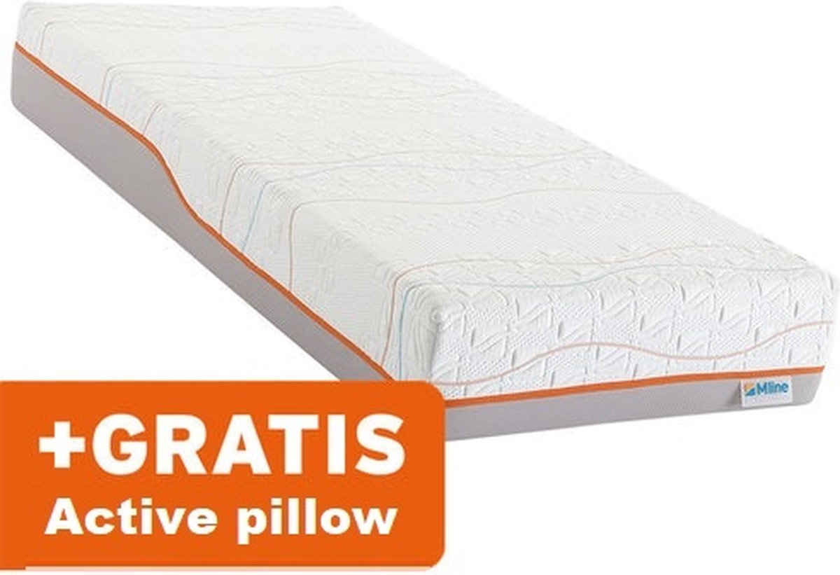 M line Traagschuim Matras Slow Motion 7 - 100 x 210 cm - tot 140 kg