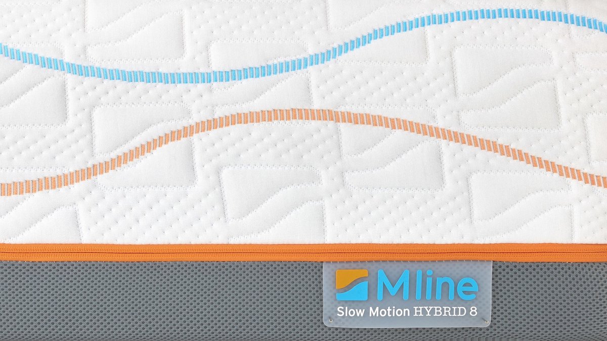 M line Traagschuim Matras Slow Motion 8 - 70 x 200 cm - tot 140 kg