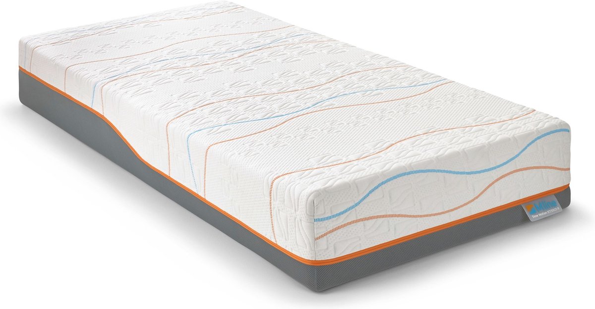 M line Traagschuim Matras Slow Motion 8 - 70 x 200 cm - tot 140 kg