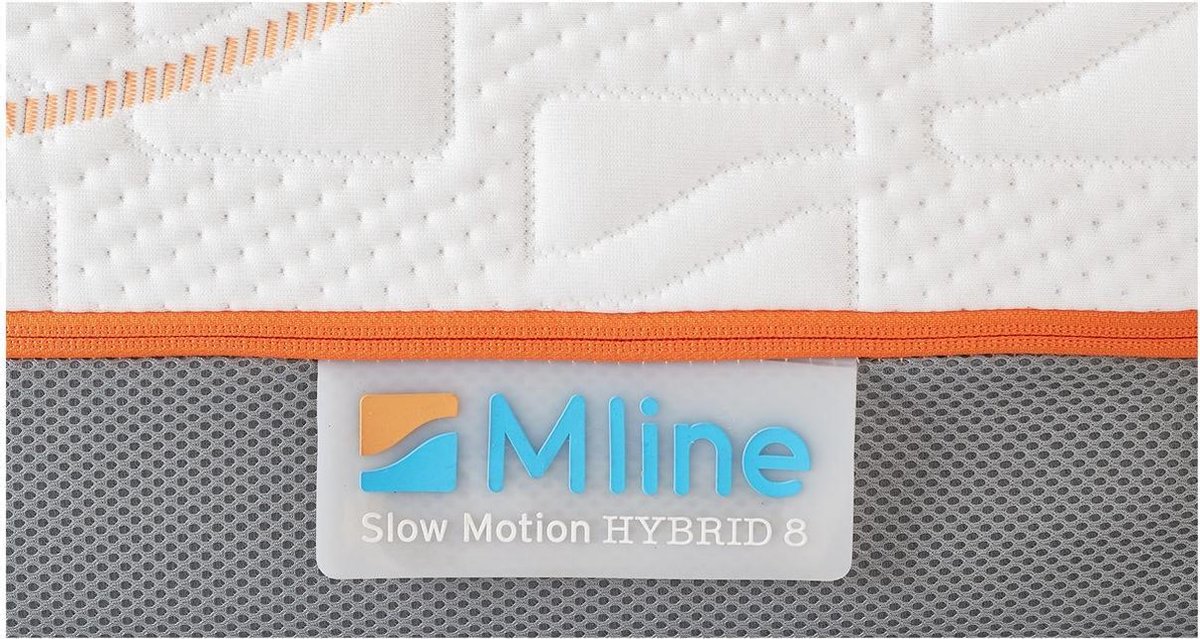 M line Traagschuim Matras Slow Motion 8 - 80 x 210 cm - tot 140 kg