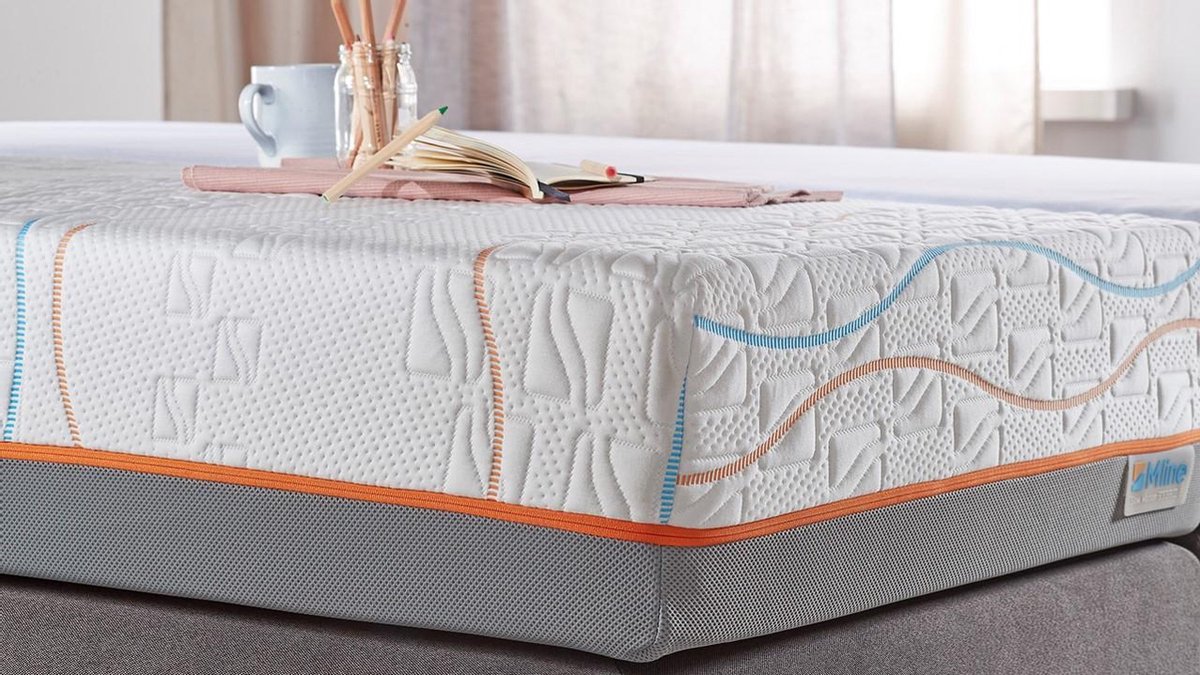 M line Traagschuim Matras Slow Motion 8 - 90 x 200 cm - tot 140 kg