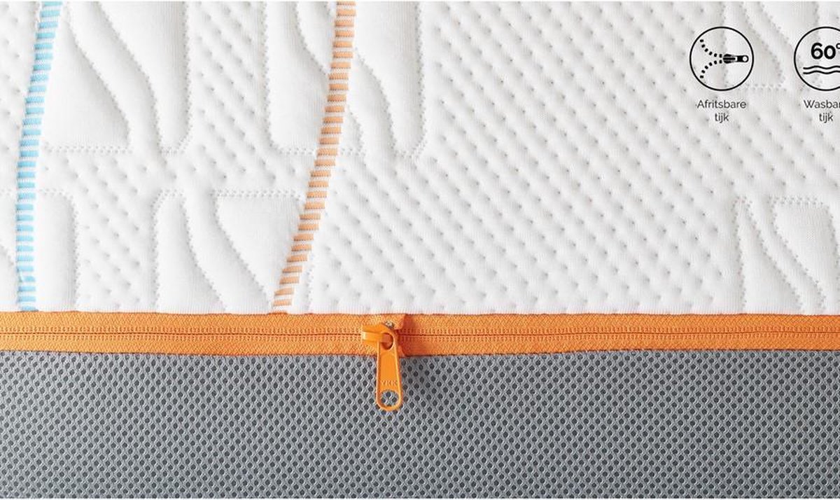 M line Traagschuim Matras Slow Motion 8 - 90 x 210 cm - tot 140 kg