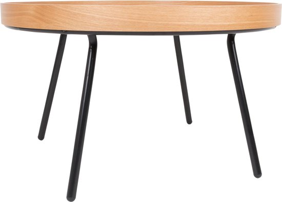 Zuiver Oak Tray Salontafel Ø 78 cm - Bruin