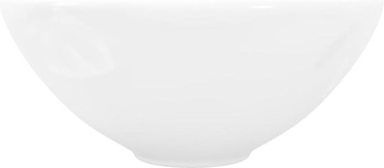 Vidaxl Wastafel Rond Keramiek - Wit