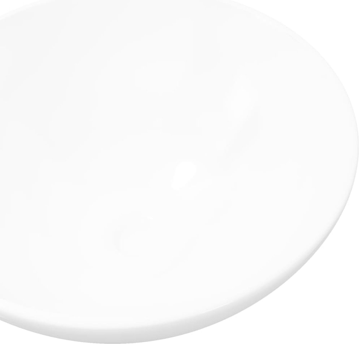 Vidaxl Wastafel Rond Keramiek - Wit