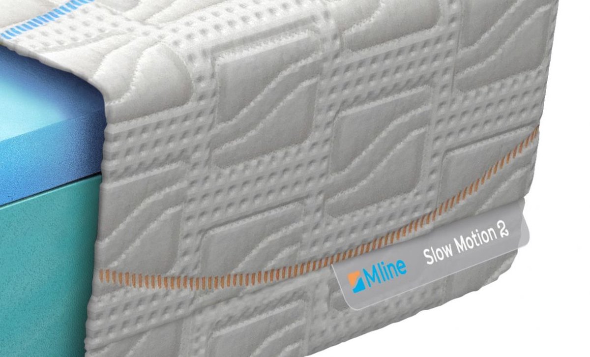 M line Traagschuim Matras Slow Motion 2 - 160 x 200 cm - tot 120 kg