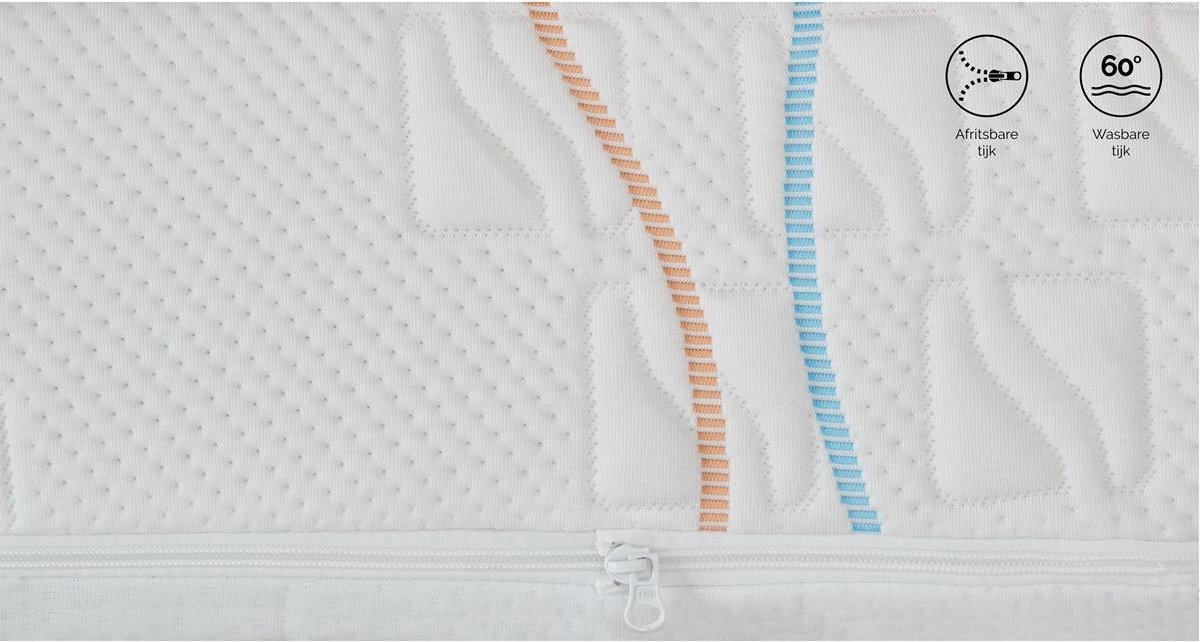 M line Traagschuim Matras Slow Motion 2 - 80 x 200 cm - tot 120 kg