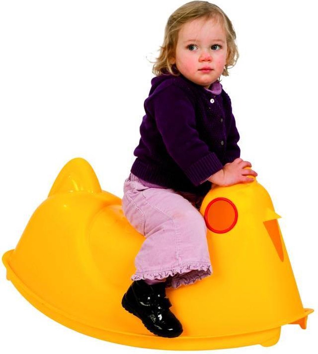 Paradiso Toys Rolwip Kip 78 Cm - Geel