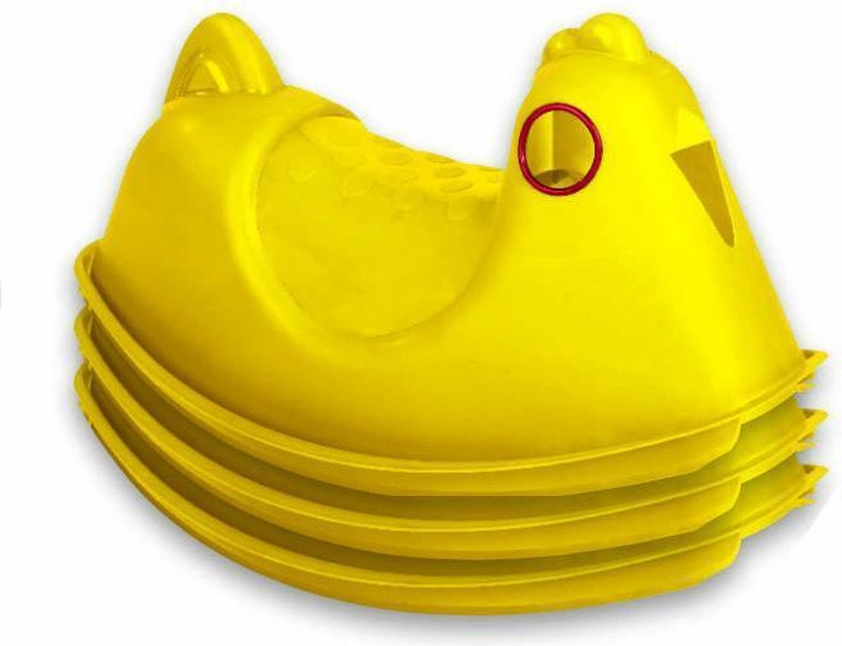 Paradiso Toys Rolwip Kip 78 Cm - Geel