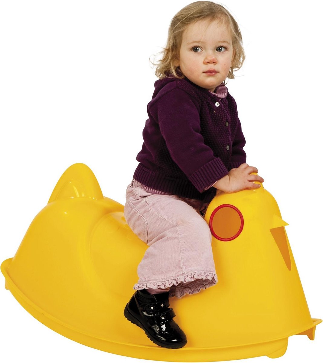 Paradiso Toys Rolwip Kip 78 Cm - Geel