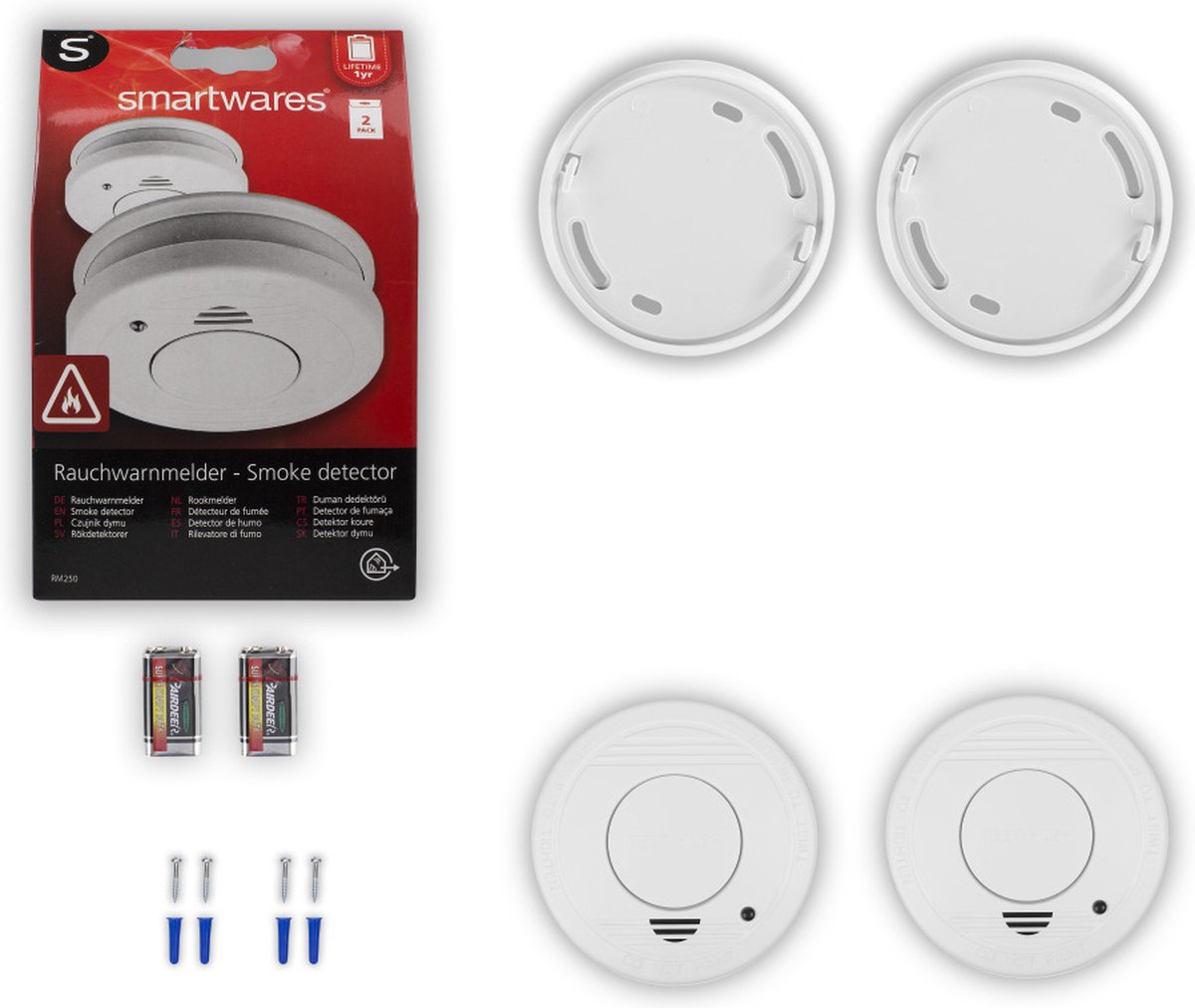 Smartwares 10.048.28 Rookmelder 2-pack