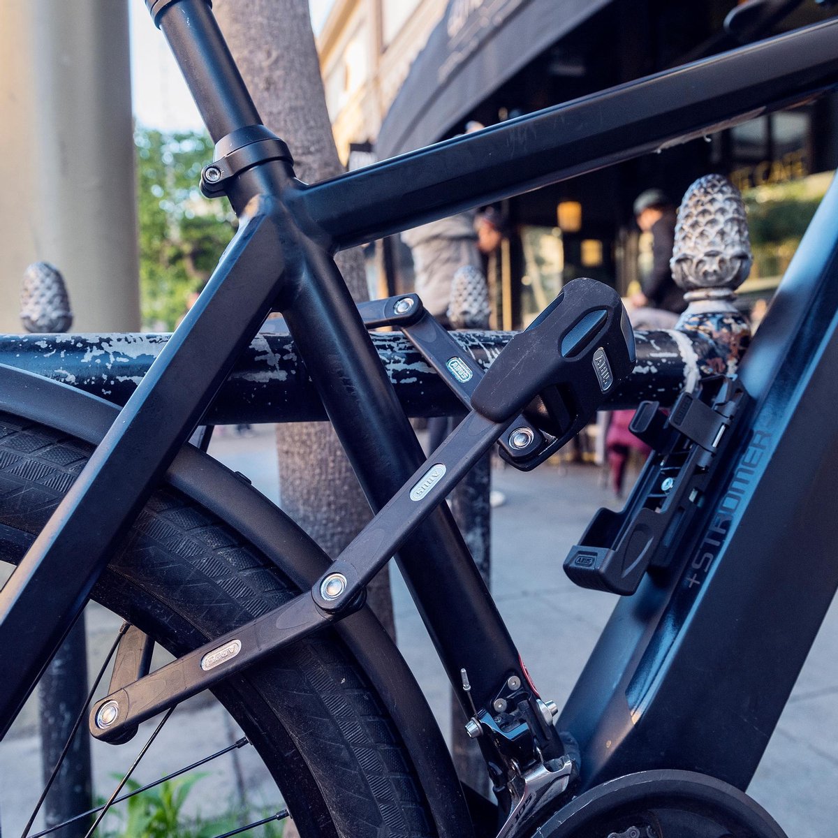 Abus Vouwslot BORDO 6000 met alarm - zwart