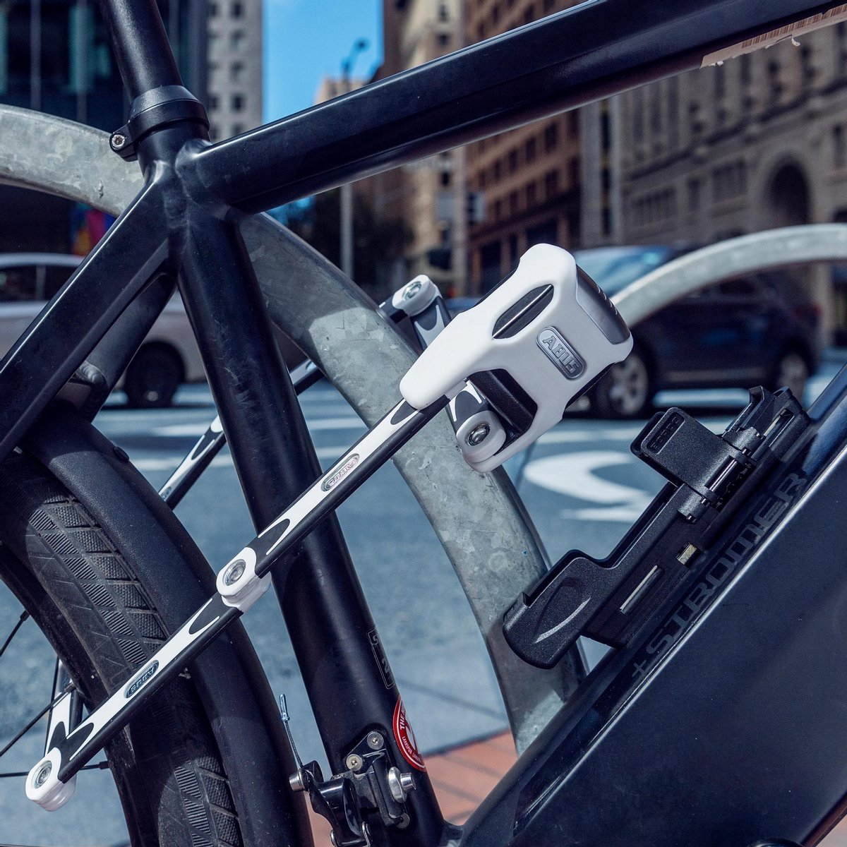 Abus Vouwslot BORDO 6000 met alarm - zwart