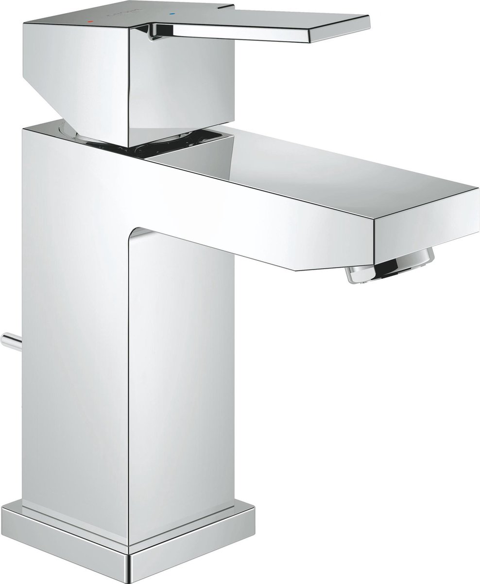 Grohe Sail wastafelkraan s-size met trekwaste chroom 23435000