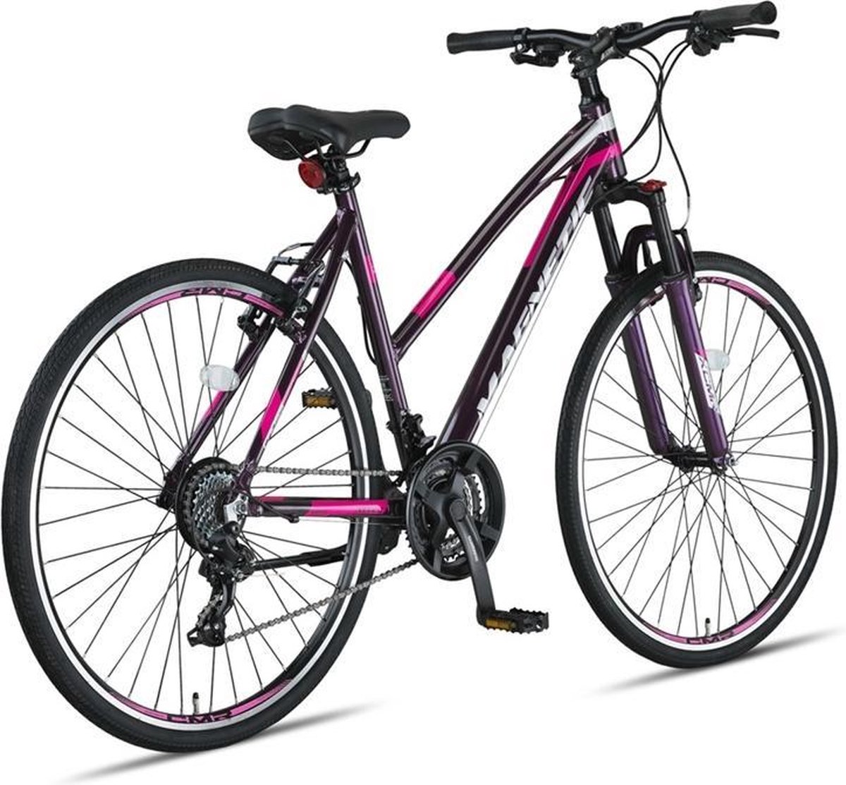 Altec Magnetic Trekking V-Brakes Dames 28inch 52cm Gray/Pink
