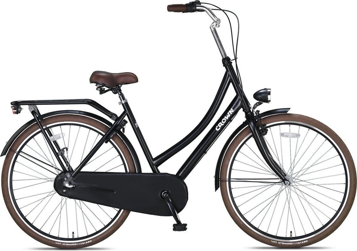 Crown Athens Omafiets 28 inch 53 cm - Bruin
