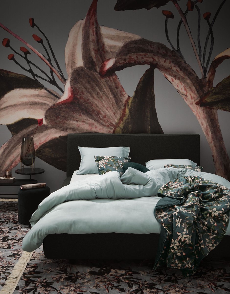 Essenza Minte Dekbedovertrek Dusty green - Groen