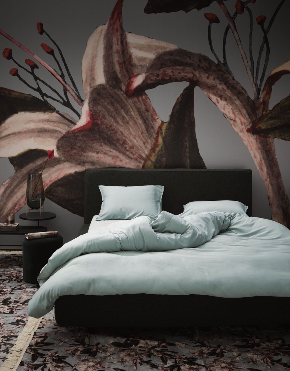 Essenza Minte Dekbedovertrek Dusty green - Groen