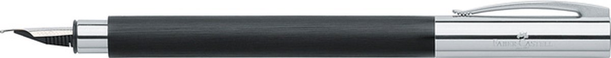 Faber Castell Vulpen Ambition Geborsteld Edelhars F - Zwart