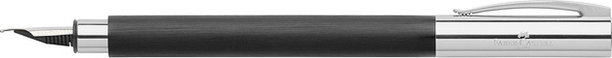 Faber Castell Vulpen Ambition Geborsteld Edelhars B - Zwart