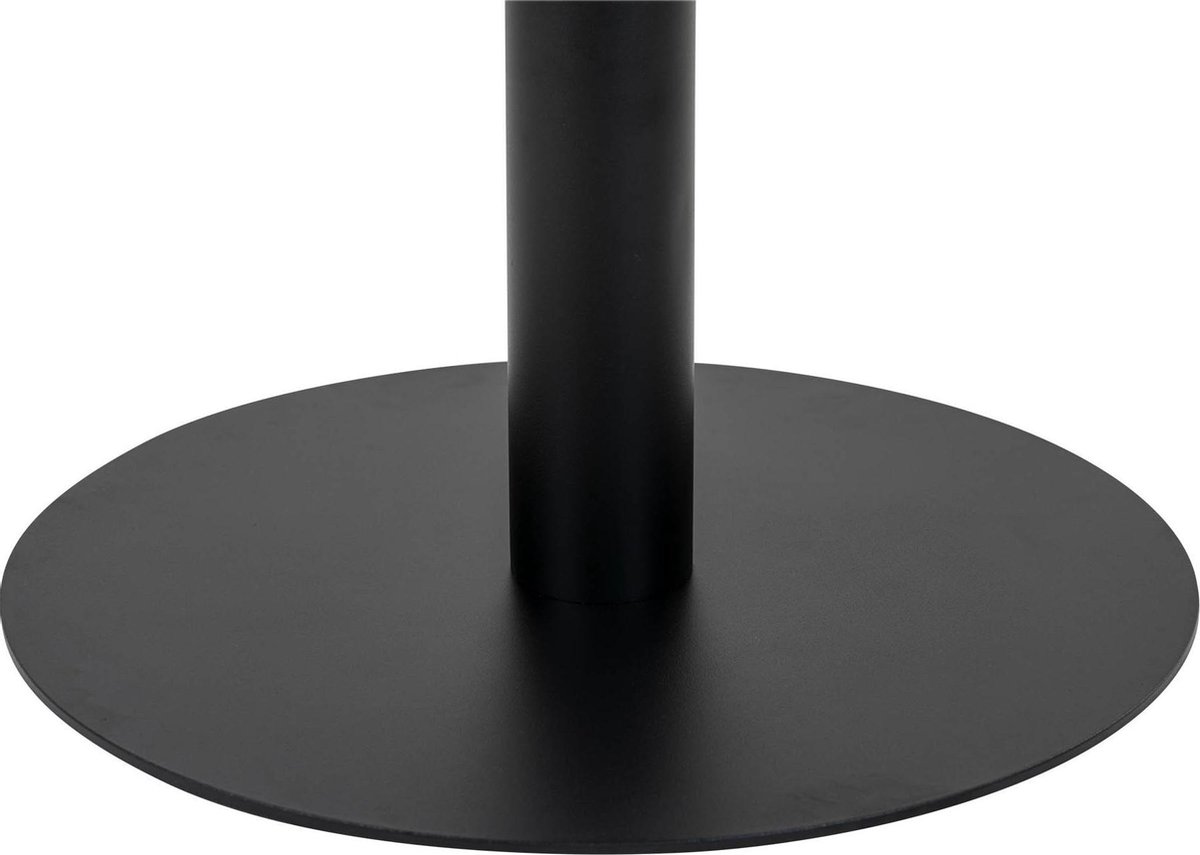 House Nordic Moderne wit/zwarte ''Bolzano'' bartafel - L70xB70xH105 cm