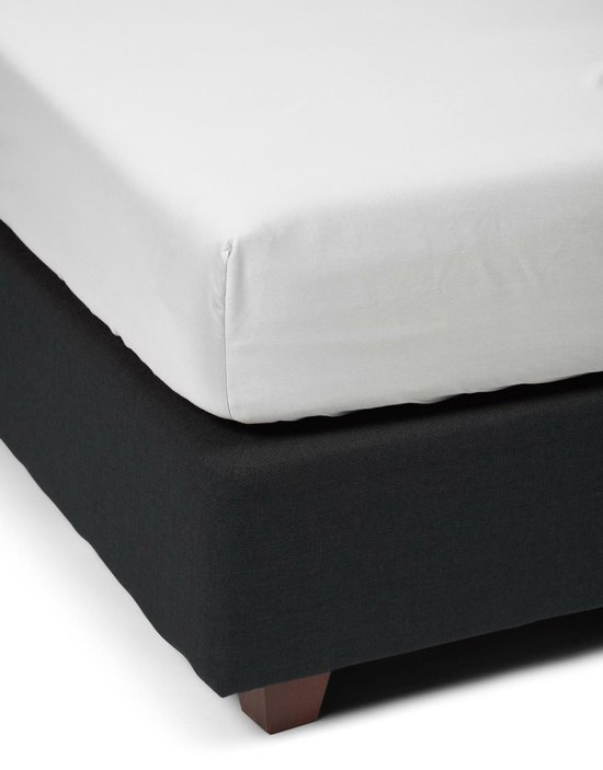 Essenza Katoensatijn Hoeslaken 140 x 200 cm - Wit