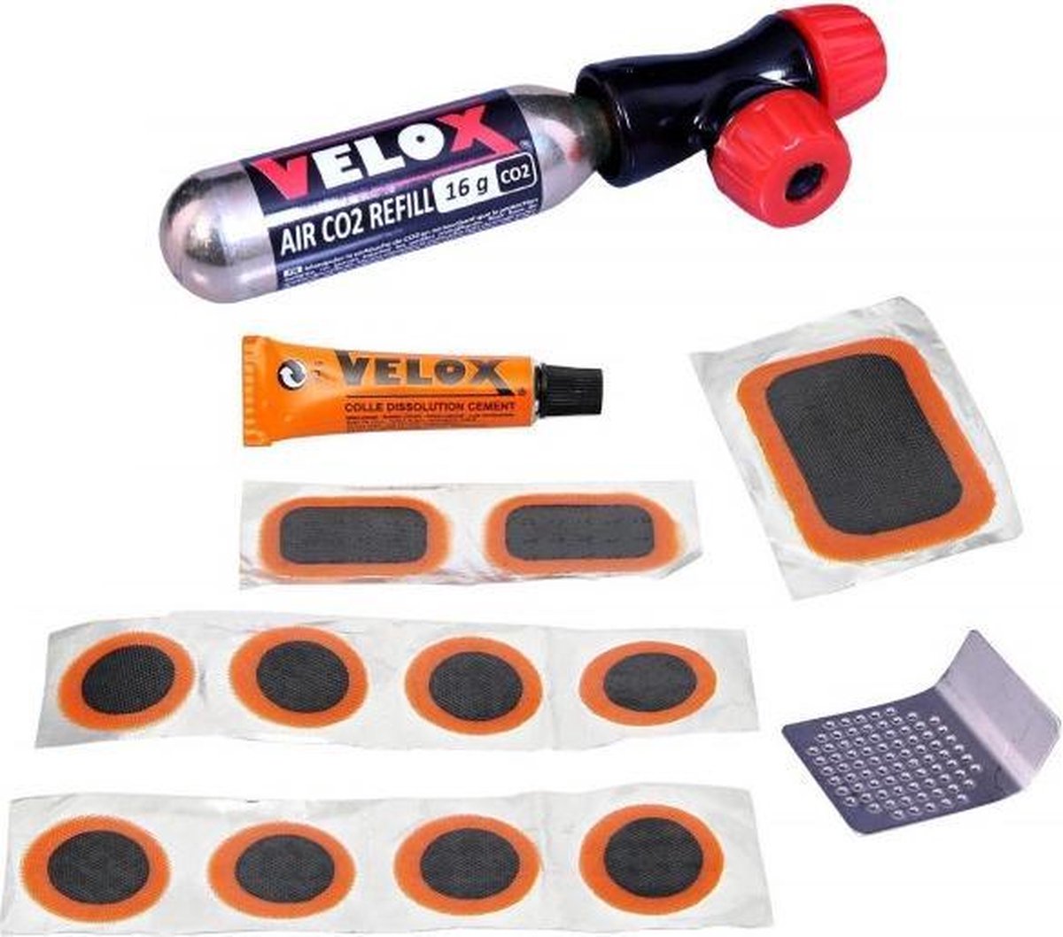 Velox Reparatieset Met Drukregulator 15-delig - Rood