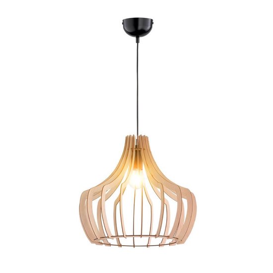 TRIO Wood Hanglamp - Bruin