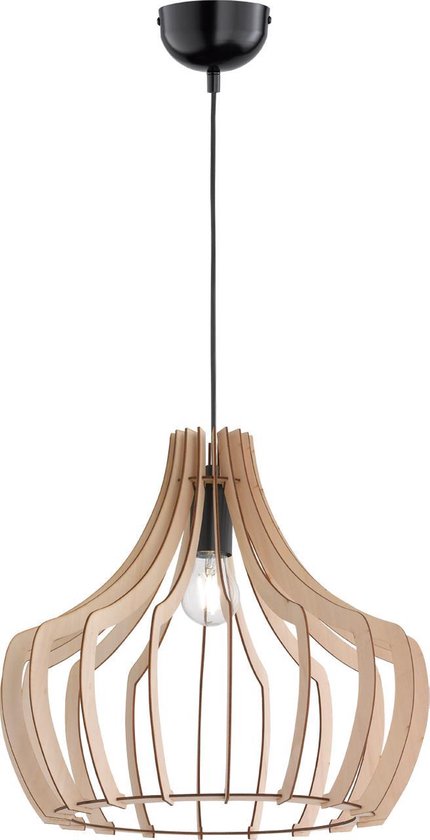 TRIO Wood Hanglamp - Bruin