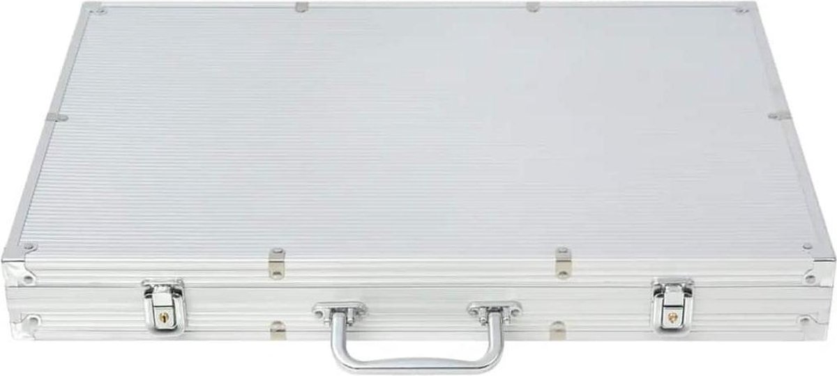 Vidaxl Pokerset Met 1000 Laser Chips Aluminium